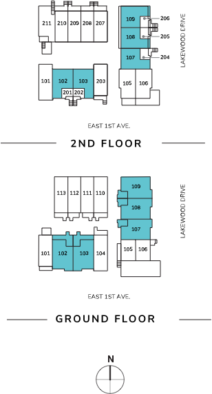 Unit location within the building