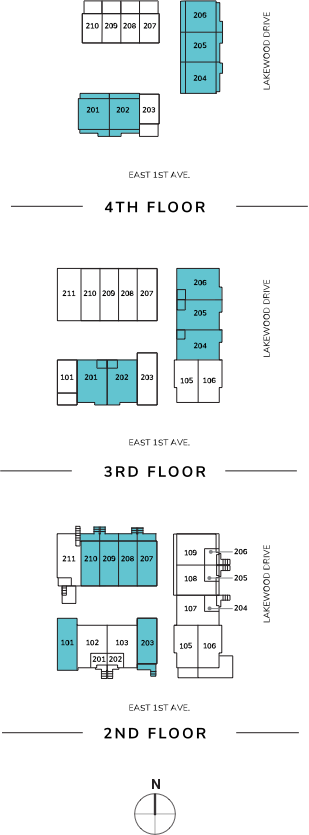 Unit location within the building