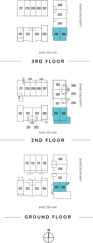 Unit location within the building