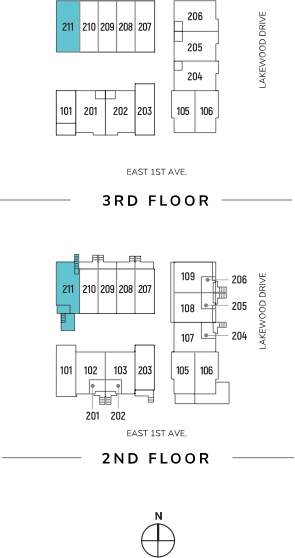 Unit location within the building